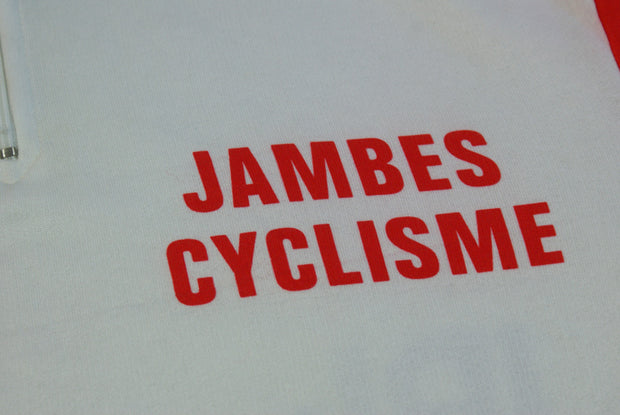 Maillot vélo rétro Jambes cyclisme