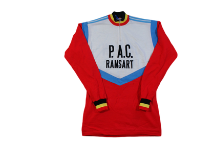 Maillot vélo vintage Alex Sport PAC Ransart Jordan chauffage