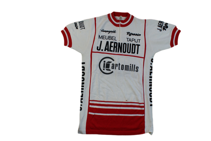 Maillot vélo vintage Santini Campagnolo Rossin J.Aernoudt