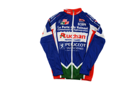 Veste cyclisme vintage Decca Auchan Peugeot La porte du Hainaut Valenciennes