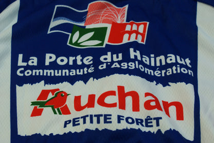 Veste cyclisme vintage Decca Auchan Peugeot La porte du Hainaut Valenciennes