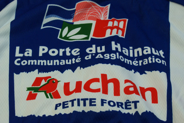 Veste cyclisme vintage Decca Auchan Peugeot La porte du Hainaut Valenciennes