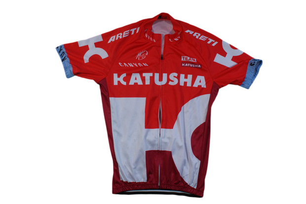 Veste vélo vintage Katusha UCI Canyon