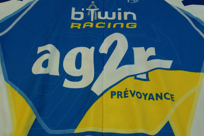Veste vélo rétro Decathlon AG2R UCI b'Twin Michelin
