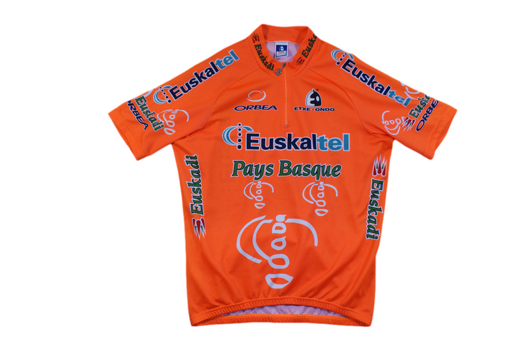 Maillot vélo vintage Etxe-Ondo Euskaltel Orbea Pays Basque