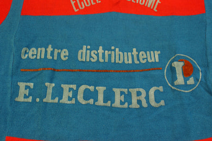 Maillot vélo vintage E.Leclerc Ecole cyslisme