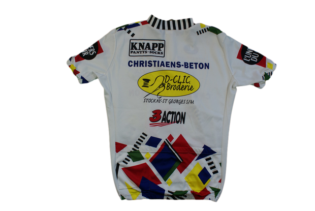 Maillot vélo vintage Vermarc Knapp Servicomm