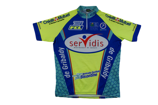 Maillot vélo vintage MS Tina Servidis Crédit Mutuel