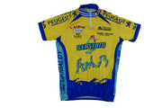 Maillot cyclisme vintage Tinazzi Crédit Mutuel Servidis Casino du Parc Peugeot