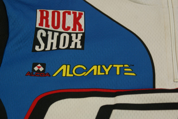 Maillot vélo vintage De Marchi Michelin Rock Shox GT