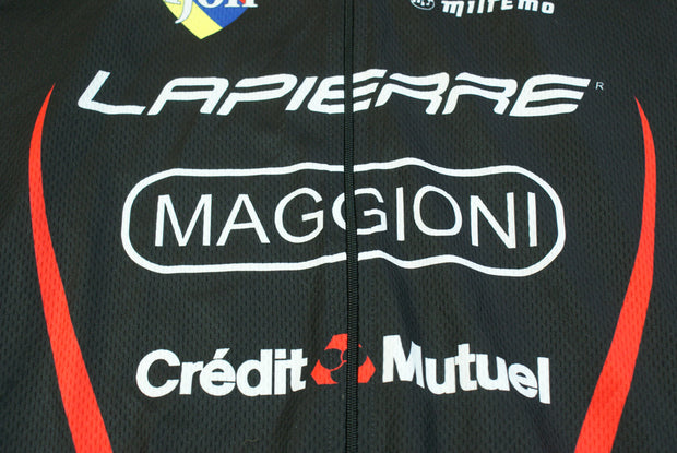 Veste vélo rétro Milremo Crédit Mutuel Lapierre Dijon Eiffage