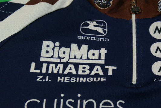 Maillot vélo vintage Giordana Bigmat MMA Wanner Crédit Mutuel