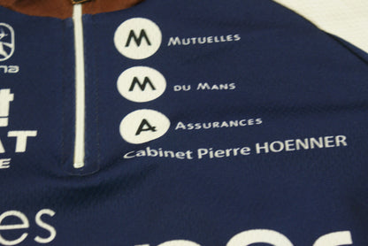 Maillot vélo vintage Giordana Bigmat MMA Wanner Crédit Mutuel