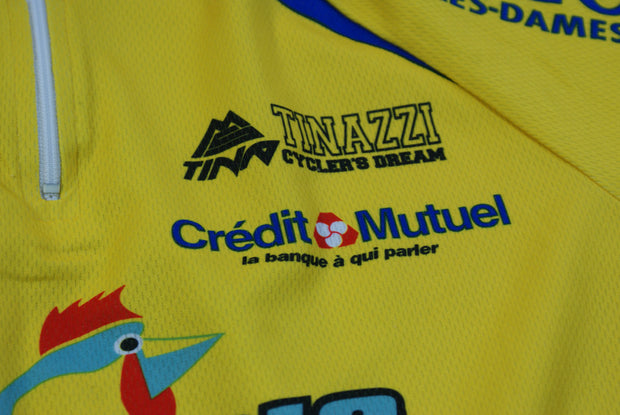 Maillot cyclisme vintage Tinazzi Servidis Crédit Mutuel Casino du Parc