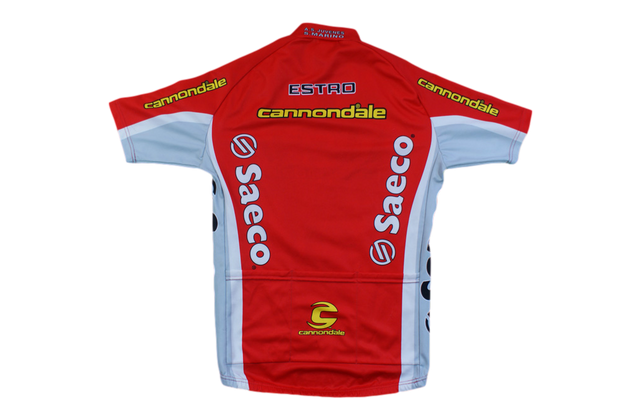 Maillot vélo rétro Cannondale Saeco Estro