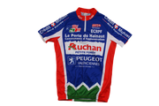 Maillot cyclisme vintage Decca Auchan La porte du Hainaut Crédit Mutuel