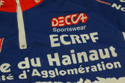 Maillot cyclisme vintage Decca Auchan La porte du Hainaut Crédit Mutuel