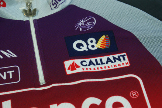 Maillot cyclisme rétro Vermarc Lotto Silence UCI Canyon