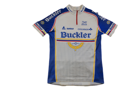 Maillot vélo vintage Decca Buckler Suntour Colnago