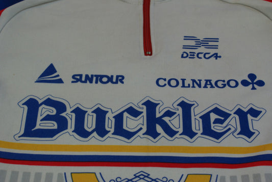 Maillot vélo vintage Decca Buckler Suntour Colnago