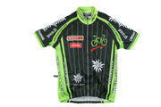 Veste vélo vintage Michel Jordi Crédit Suisse Rivella Malbuner