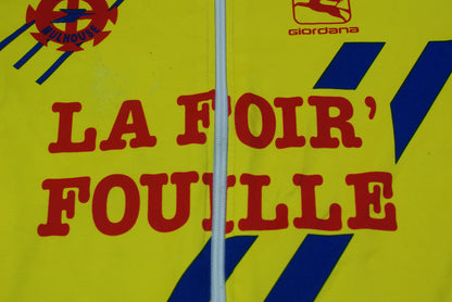Veste vélo vintage Giordana La Poste Mulhouse La foir'fouille ASPTT