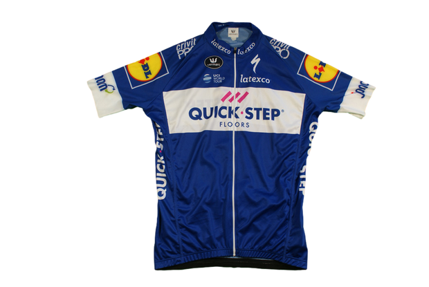 Maillot cyclisme vintage UCI Quick Step Vermarc Latexco