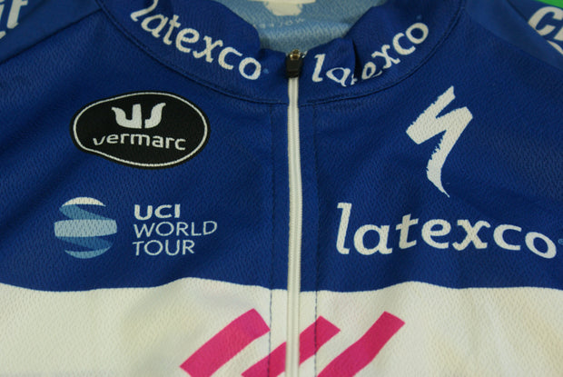 Maillot cyclisme vintage UCI Quick Step Vermarc Latexco