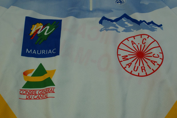 Maillot vélo rétro Poli AC Mauriac