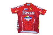 Maillot vélo rétro Saeco Cannondale UniEuro