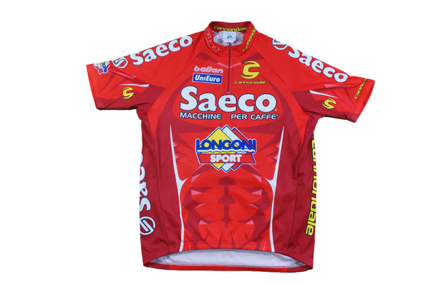 Maillot vélo rétro Saeco Cannondale UniEuro