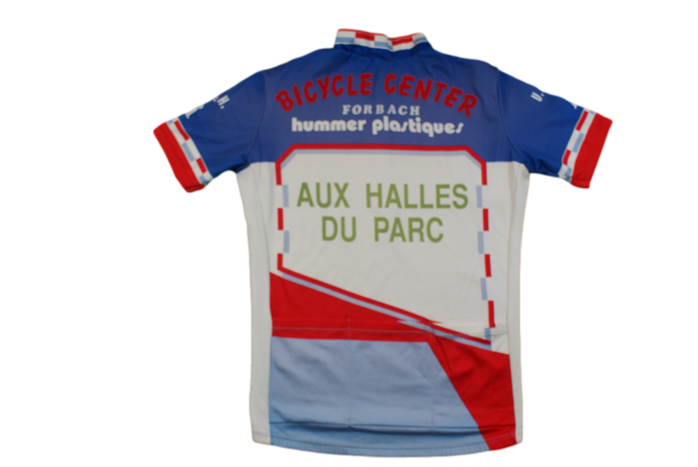 Maillot vélo rétro Vermarc Moselle Houiller Hummer plastiques