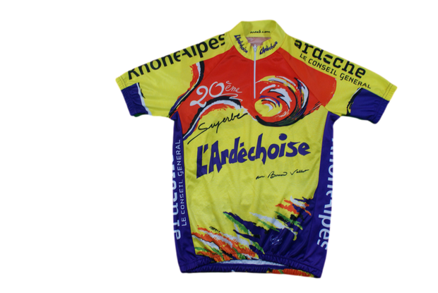 Maillot cyclisme rétro Anaeli L'Ardéchoise