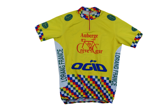 Maillot vélo vintage Auberge du rêve coeur Figaro Ogid