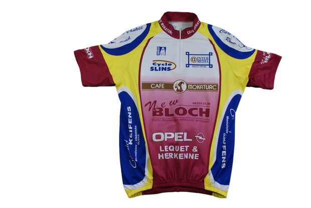 Maillot cyclisme vintage Mokaturc Bloch Geest