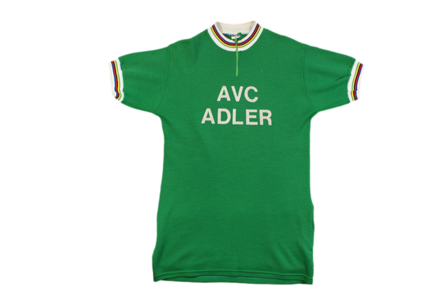 Maillot vélo vintage AVC Adler Dübendorf