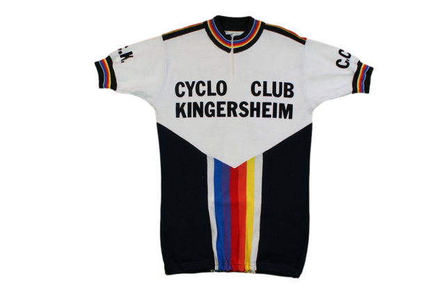 Maillot cyclisme vintage Cyclo club Kingersheim