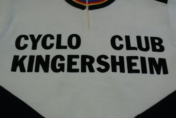 Maillot cyclisme vintage Cyclo club Kingersheim