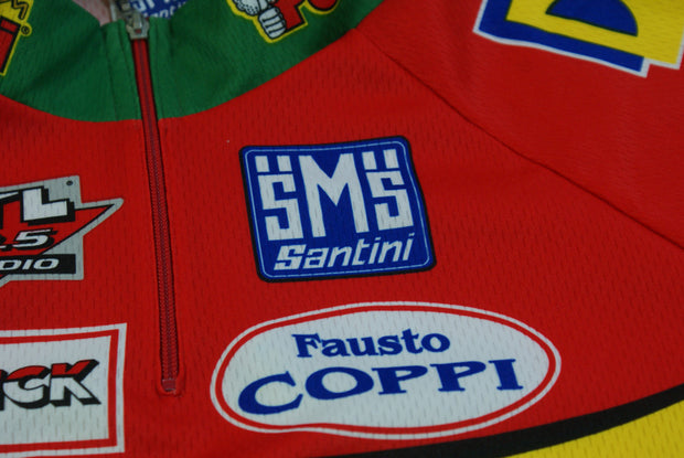 Maillot vélo rétro Santini Polti Colpack Fausto coppi