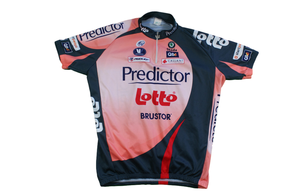 Maillot vélo rétro Vermarc Lotto Skoda UCI