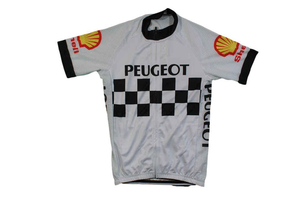 Maillot vélo vintage Tour de France Peugeot Shell