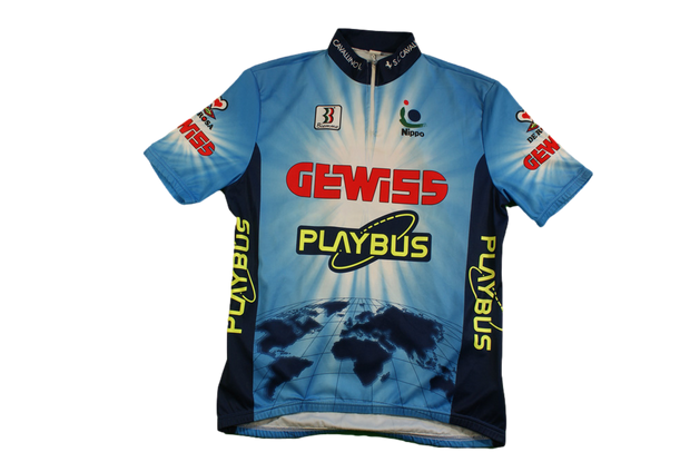 Maillot vélo rétro Biemme Gewiss Playbus