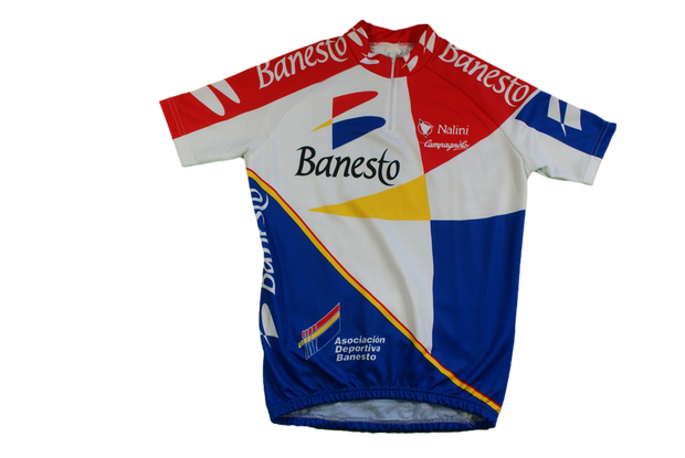 Maillot cyclisme vintage Campagnolo Banesto Nalini