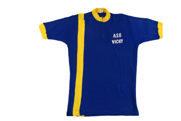 Maillot vélo vintage ASG Clichy