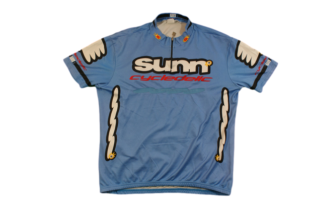 Maillot cyclisme vintage Sunn Cycledelic