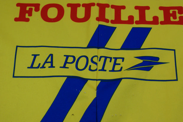 Maillot cyclisme rétro Louis Garneau La Poste La foir'fouille Mulhouse