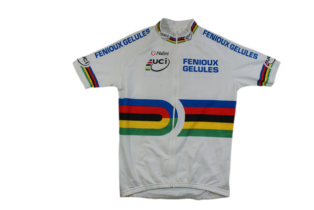 Maillot cyclisme rétro Nalini UCI Fenioux gelules