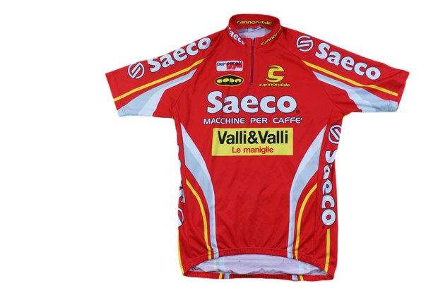 Maillot vélo rétro Cannondale Saeco