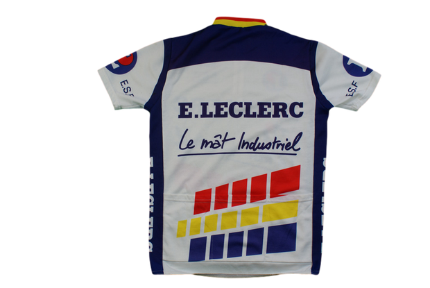 Maillot cyclisme rétro E.Leclecr Koni ESF