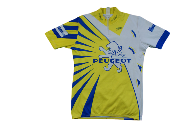 Maillot vélo vintage Peugeot Hottelet